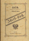 Buchcover Lübeckisches Adreß=Buch 1879