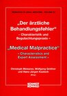 Buchcover Der ärztliche Behandlungsfehler - Charakteristik und Begutachtungspraxis