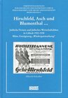 Buchcover Hirschfeld, Asch und Blumenthal...