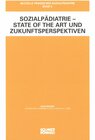Buchcover Sozialpädiatrie - State of the Art und Zukunftsperspektiven