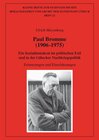 Buchcover Paul Bromme (1906-1975)