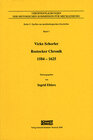 Buchcover Vicke Schorler - Rostocker Chronik 1584-1625