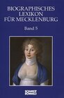 Buchcover Biographisches Lexikon für Mecklenburg Band 5