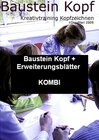 Buchcover Baustein Kopf + Baustein Kopf Erweiterungsblätter - KOMBI