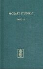 Buchcover Mozart-Studien