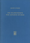 Buchcover Die Solokonzerte von Antonín Dvorák