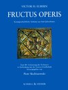 Buchcover Fructus Operis