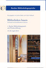Buchcover Bibliotheken bauen - Die Barther Kirchenbibliothek im Kontext