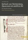 Buchcover Gerhoch von Reichersberg, Opusculum de aedificio Dei. Die Apostel als Ideal