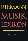Buchcover Riemann Musiklexikon