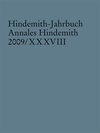 Buchcover Hindemith-Jahrbuch