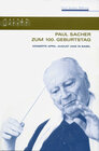 Buchcover Paul Sacher zum 100. Geburtstag
