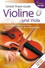 Buchcover Schott Praxis-Guide Violine und Viola