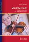Buchcover Violintechnik