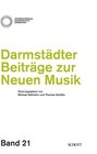 Buchcover Darmstädter Beiträge zur neuen Musik, Band 21
