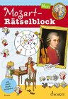Buchcover Mein Mozart-Rätselblock