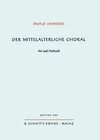 Buchcover Der mittelalterliche Choral