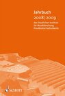 Buchcover Jahrbuch 2008/09