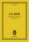 Buchcover Overture (Suite) No. 1 C major