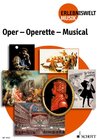Buchcover Oper - Operette - Musical