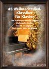 Buchcover 45 Weihnachtslied-Klassiker für Klavier