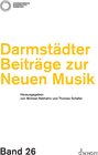 Buchcover Darmstädter Beiträge zur neuen Musik