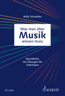 Buchcover Was man über Musik wissen muss