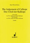 Buchcover Das Urteil der Kalliope