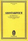 Buchcover Streichquartett Nr. 7 fis-Moll, op. 108