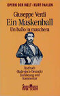 Buchcover Ein Maskenball /Un ballo in maschera