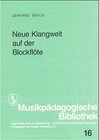 Buchcover Neue Klangwelt auf der Blockflöte