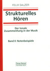 Buchcover Strukturelles Hören. Der tonale Zusammenhang in der Musik / Strukturelles Hören - Der tonale Zusammenhang in der Musik