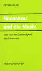 Buchcover Rousseau und die Musik