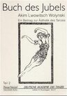 Buchcover Buch des Jubels. Ein Beitrag zur Ästhetik des Tanzes