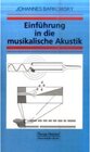 Buchcover Einführung in die musikalische Akustik