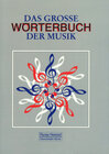 Buchcover Das grosse Wörterbuch der Musik