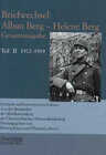 Buchcover Briefwechsel Alban Berg - Helene Berg