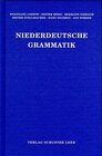 Buchcover Niederdeutsche Grammatik