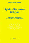 Buchcover Spirituality versus Religion
