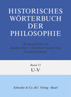 Buchcover Historisches Wörterbuch der Philosophie (HWPH). Band 11, U-V