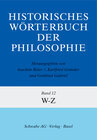 Buchcover Historisches Wörterbuch der Philosophie (HWPH). Band 12, W-Z