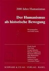 Buchcover 2000 Jahre Humanismus. Der Humanismus als historische Bewegung