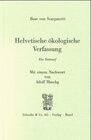 Buchcover Helvetische ökologische Verfassung. Constitution helvétique 1798....