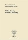 Buchcover Walter Muschg 1898-1998