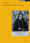Buchcover Felix Platters "Observationes"