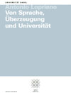 Buchcover Von Sprache, Überzeugung und Universität