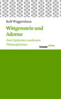 Buchcover Wittgenstein und Adorno