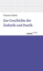 Buchcover Zur Geschichte der Ästhetik und Poetik
