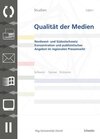 Buchcover SQM 1/2011 Nordwest-und Südostschweiz: Konzentration und publizistisches Angebot im regionalen Pressemarkt / Schwabe Ver