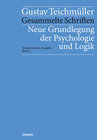 Buchcover Neue Grundlegung der Psychologie und Logik